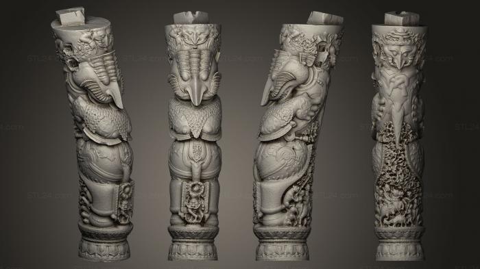 Miscellaneous figurines and statues (Throne Leg, STKR_0435) 3D models for cnc